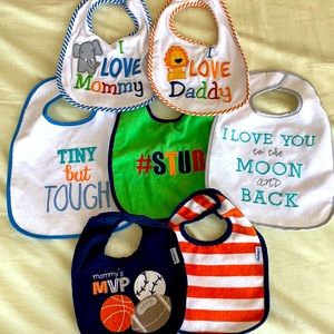 Never used and covers all your bib needs!